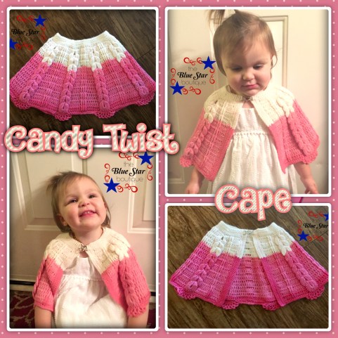 Candy Twist Cape Collage